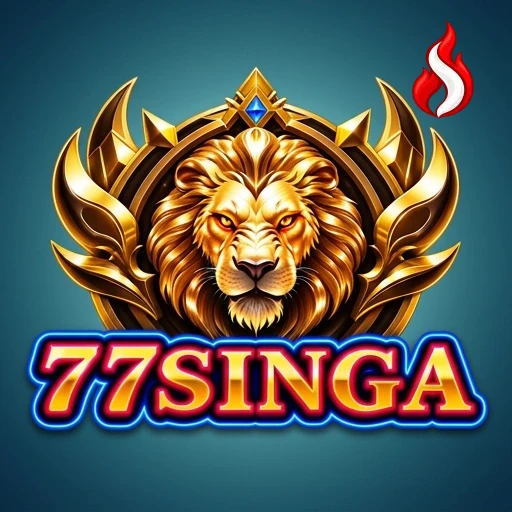 Layar panduan masuk akun 77singa setelah APK terpasang di Android